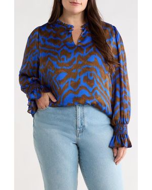 Sugarlips Krista Minda Keyhole Top - Blue