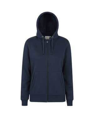 Mountain Warehouse Dalton Fleece Lined Full Zip Hoodie - Blue