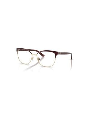 Ralph Lauren 55Mm Cat Eye Optical Glasses - Red