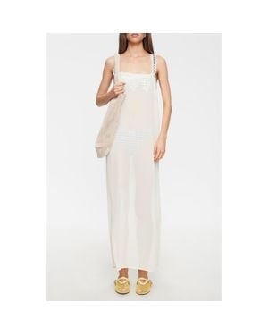 Lioness Glacial Sheer Maxi Dress - White