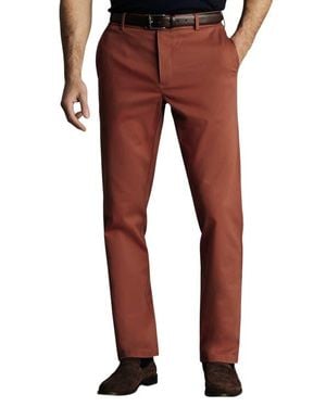 Charles Tyrwhitt Ultimate Non-Iron Chinos - Red