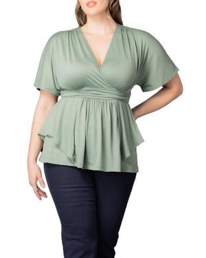 Kiyonna Promenade Top - Green