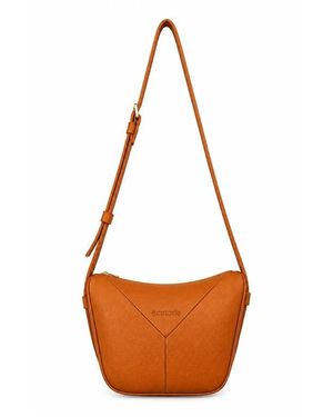 Écotorie Lotta Leather Crossbody Bag - Brown