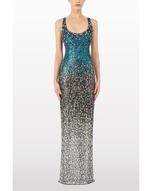 Jenny Packham Decora Sequin-Embellished Maxi Dress - Multicolor