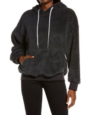UGG ugg(r) Lorya Double Face Fleece Hoodie - Black