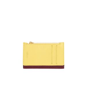 Esterah Modular Leather Wallet - Yellow