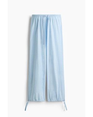 H&M Cotton Pajama Bottoms - Blue