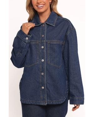 Petal & Pup Dede Shacket - Blue