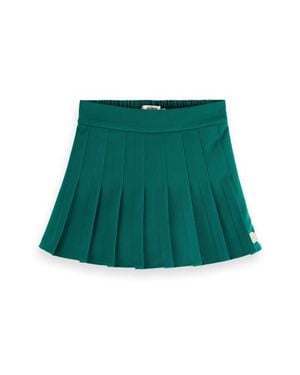 Scotch & Soda Kids' Pleated Tennis Skort - Green
