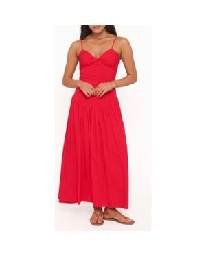 Petal & Pup Shanice Maxi Dress - Red