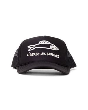 Clare V. Sardines Trucker Hat - Black