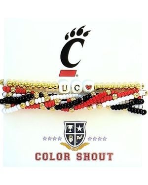 Color Shout Cincinatti Lucky 7 Bracelet Set - Red