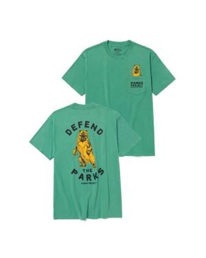 Parks Project Defend The Parks Bear Pocket Tee - Green