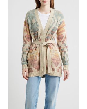 Pendleton Cheyenne Jacquard Cotton Wrap Cardigan - Multicolor