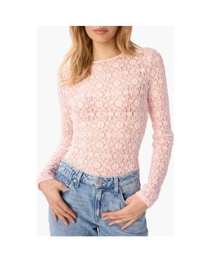 Cami NYC Meli Lace Long Sleeve Shirt - Multicolor