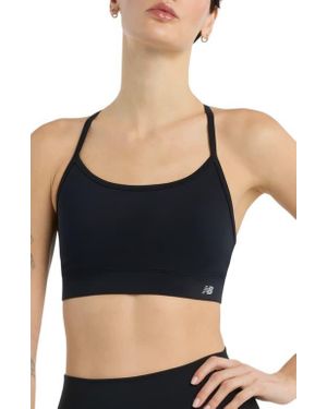 New Balance Nb Essential Performance Yoga Bra - Black