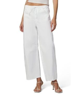 Joe's Jeans The Bowie Cotton Blend Drawstring Pants - White
