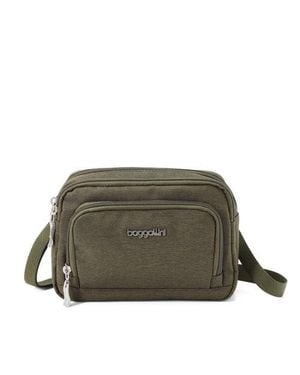Baggallini Trifecta Rfid Wallet Crossbody Bag - Green
