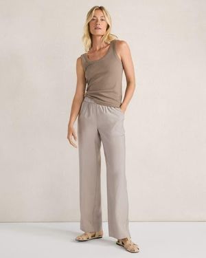 Haven Well Within Luxe Modal Relaxed Pants - Natural