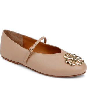 CLERAE Maril Mary Jane Flat - Brown
