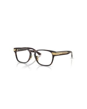 Ferrari 52Mm Rectangle Optical Glasses - Brown