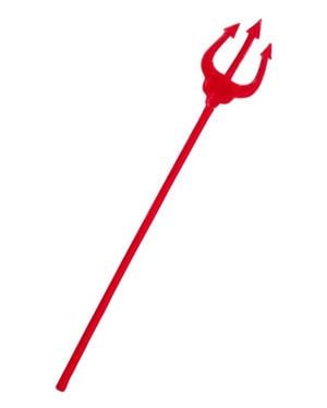 Chasing Fireflies Vintage Devil Velour Trident - Red