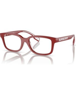 Burberry 48Mm Rectangle Optical Glasses - Pink