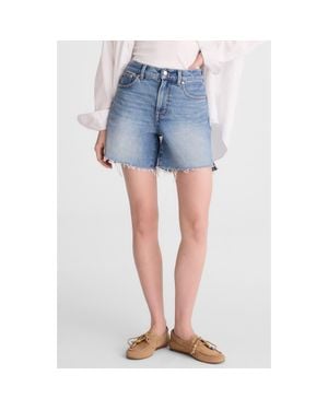Madewell The Perfect Vintage Mid Length Denim Shorts - Blue