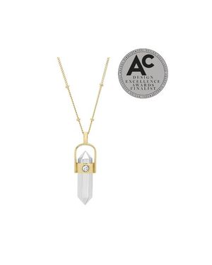 Elliot Young Crystalized Healing Pendant - Metallic