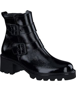 Paul Green Balboa Moto Boot - Black