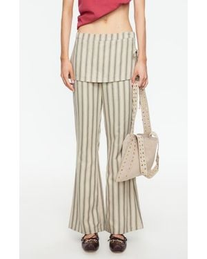 Lioness Alpine Flare Pants - Natural