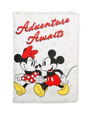 Disney Mickey & Minnie Passport Holder - Red