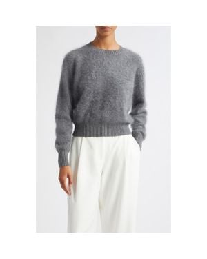 Toccin Talullah Cashmere Crewneck Sweater - Gray
