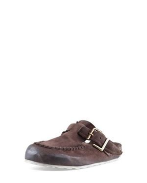 A.s.98 Ronson Whipstitch Mule - Brown