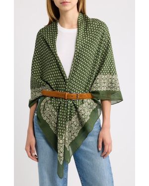 The Great The Big Cotton Bandana Scarf - Green
