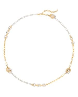 Kate Spade Interlock Long Necklace - Metallic