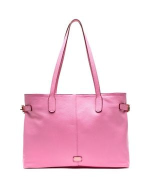 Frances Valentine Large Amalie Leather Tote - Pink