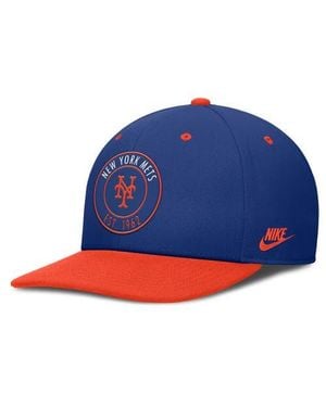 Nike New York Mets Cooperstown Collection Pro Dri-Fit Snapback Hat - Blue