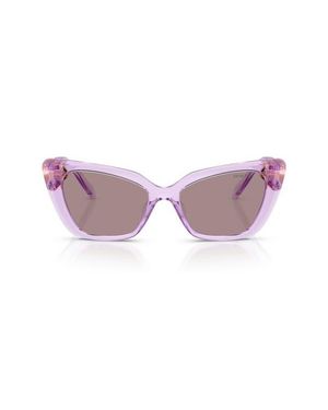 Swarovski 54Mm Cat Eye Sunglasses - Purple