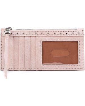 Hobo International Carte Leather Card Case - Pink