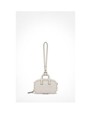 Aviteur Mini Maia Calfskin Bag - White