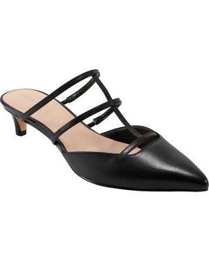 Marc Fisher Kodie Kitten Heel Pointed Toe Mule - Black