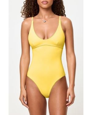 LSPACE Posie One-Piece Swimsuit - Yellow