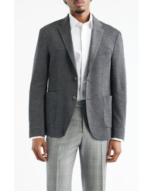 Zanella Treviso Wool & Silk Sport Coat - Black