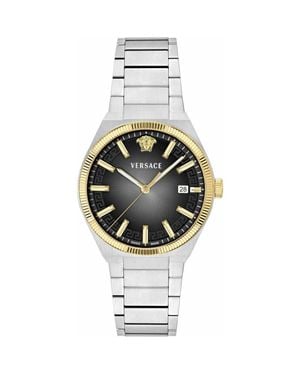 Versace V-Leo Bracelet Watch, 39Mm - Metallic