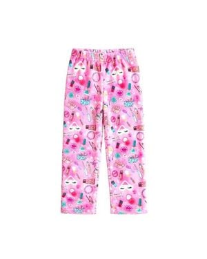 PREPPY GOOSE Plush Slumber Party Loungewear Pant - Pink