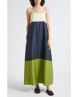 Marimekko Symmetria Hennika Colorblock Dress - Blue
