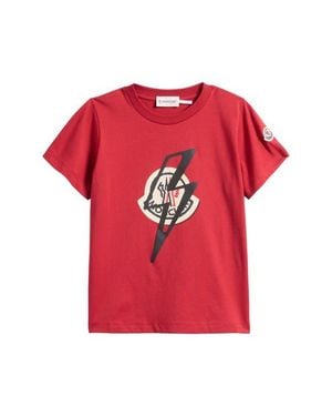 Moncler Kids' Graphic T-Shirt - Red