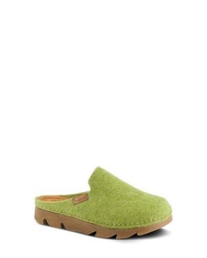 Flexus by Spring Step Cloggish Mule - Green