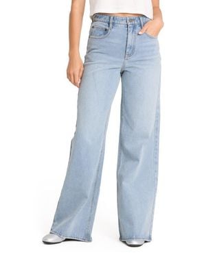 Billabong Free Fall High Waist Flare Leg Jeans - Blue
